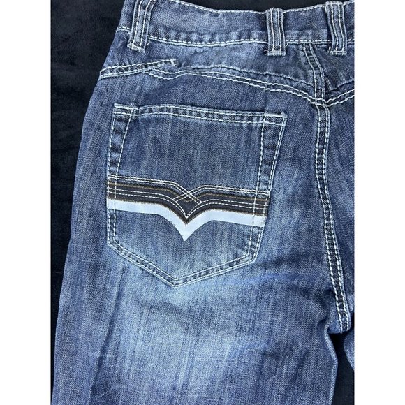 Fe Foeyal Mens Blue Denim Jeans Pants Straight Leg Size 30 - Picture 13 of 14